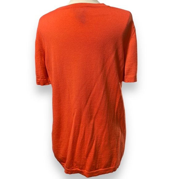 Escada Wool Top Coral size 40 Medium - Picture 4 of 7